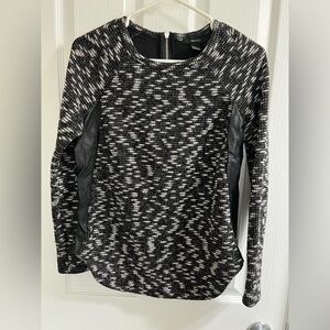 Forever 21 Black and White Patterned Top